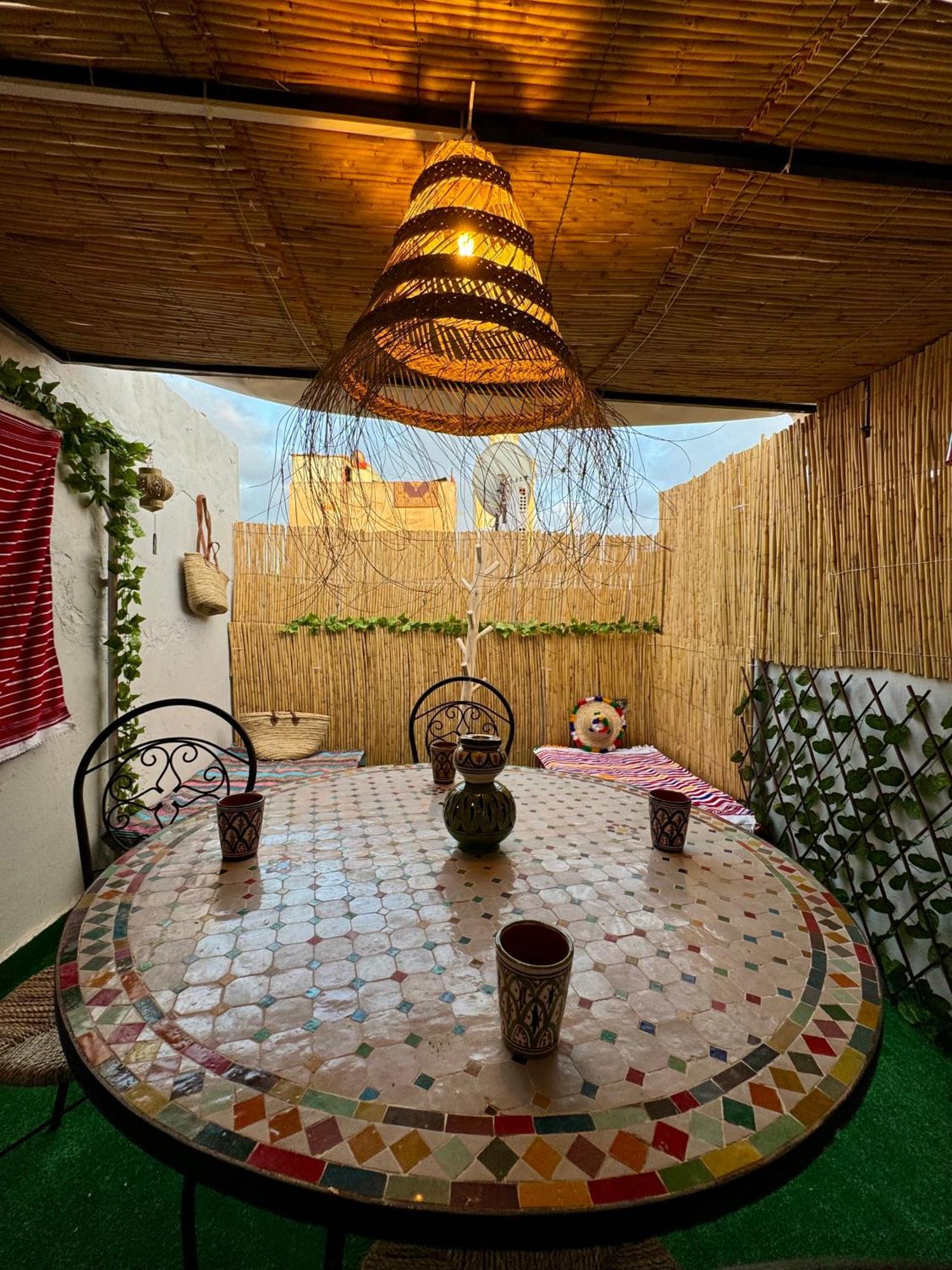 La Casa De Oussama With Traditional Private Terrace 拉巴特 外观 照片