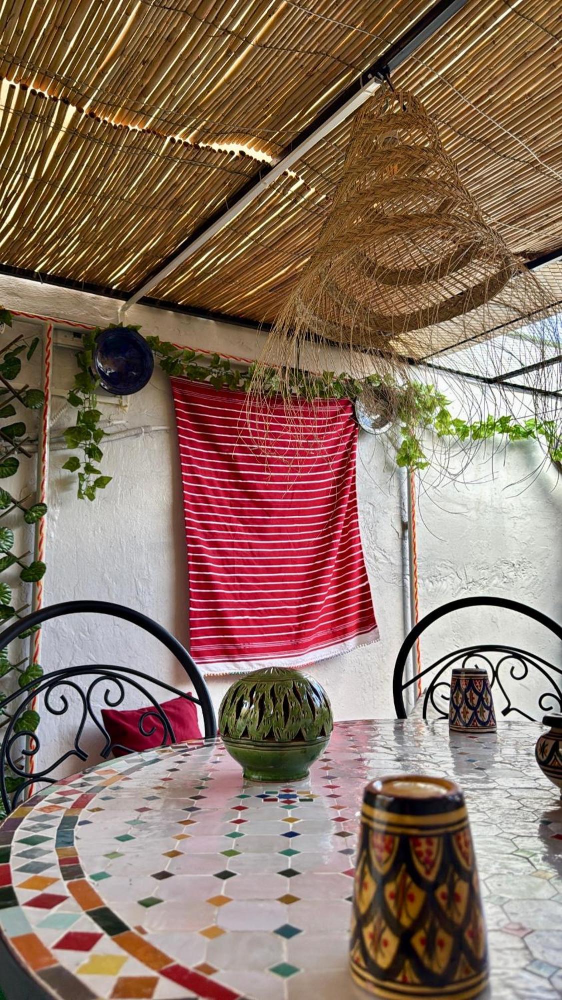 La Casa De Oussama With Traditional Private Terrace 拉巴特 外观 照片